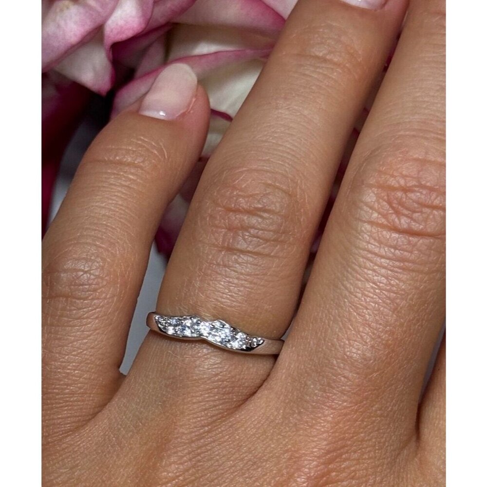 925 STERLING SILVER CZ RING SIZE 6